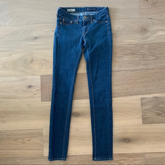 AG ‘the jegging’ skinny blue jeans - Picture 2 of 8